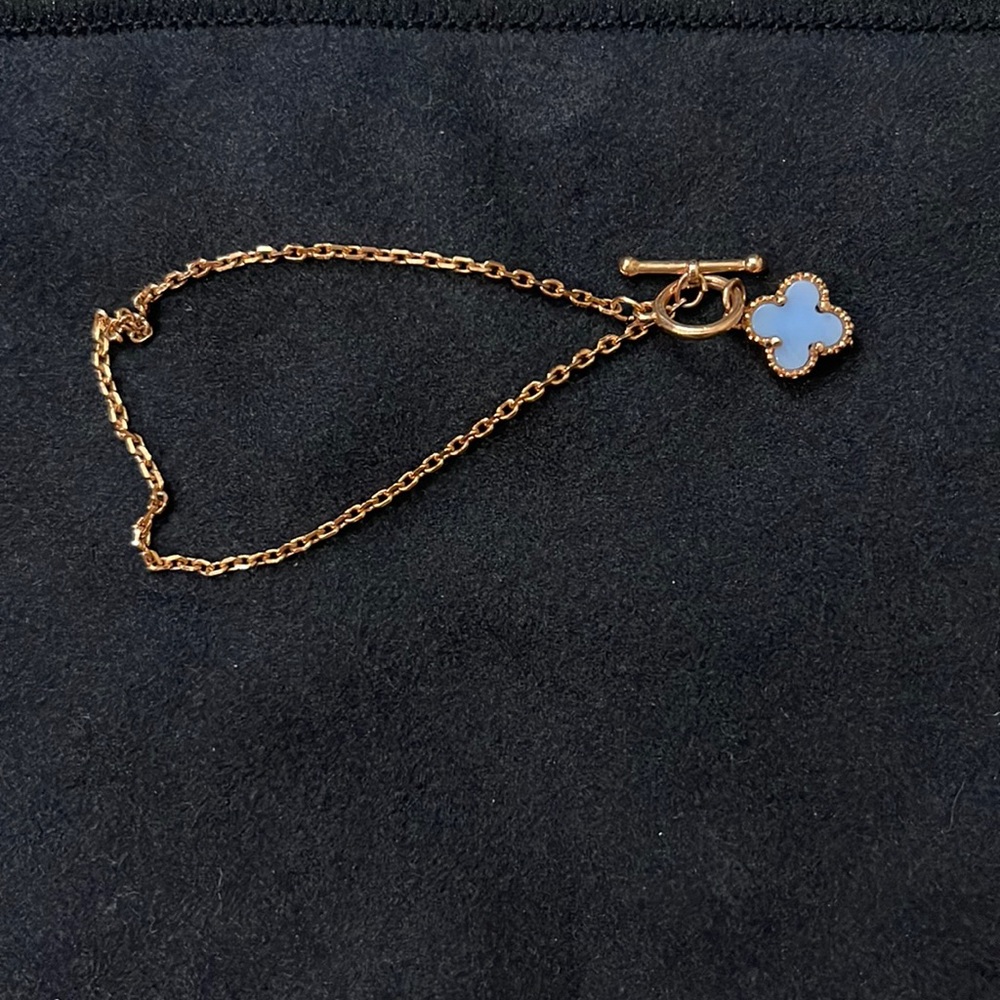 clover rose gold bracelet